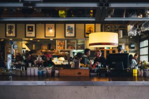 restaurant with people talking and sitting for Pennsylvania Restaurant Insurance