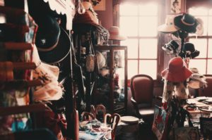 image is inside a small clothing store for Pennsylvania Small Business Insurance