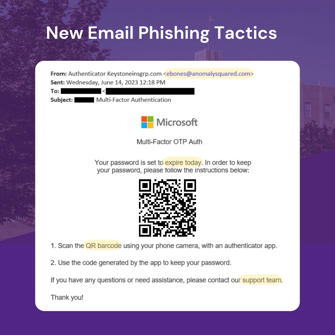 New Email Phishing Tactics