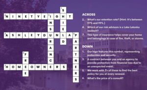 Gilbert's Risk Solutions Crossword
